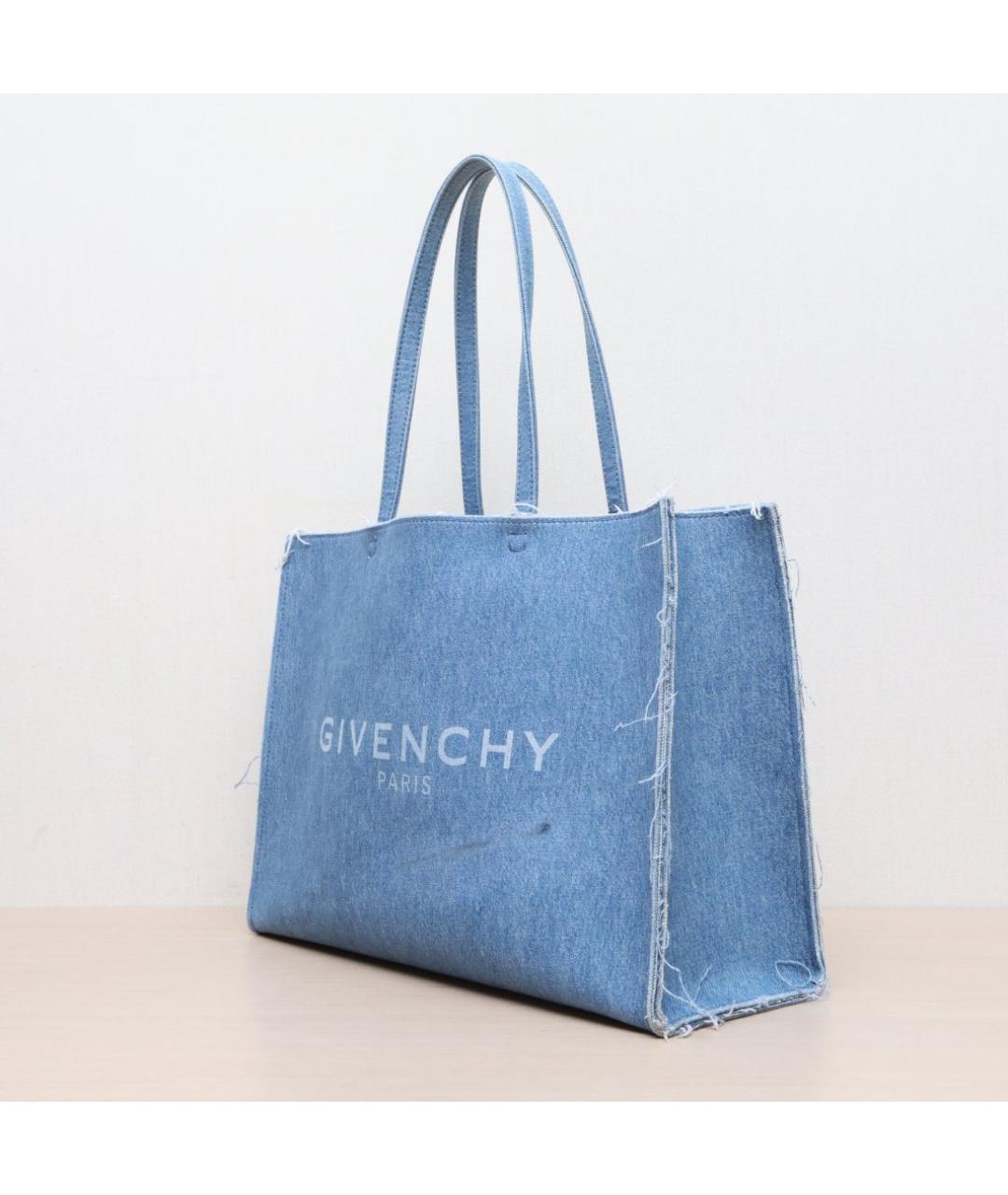 GIVENCHY Синяя деним сумка через плечо, фото 4