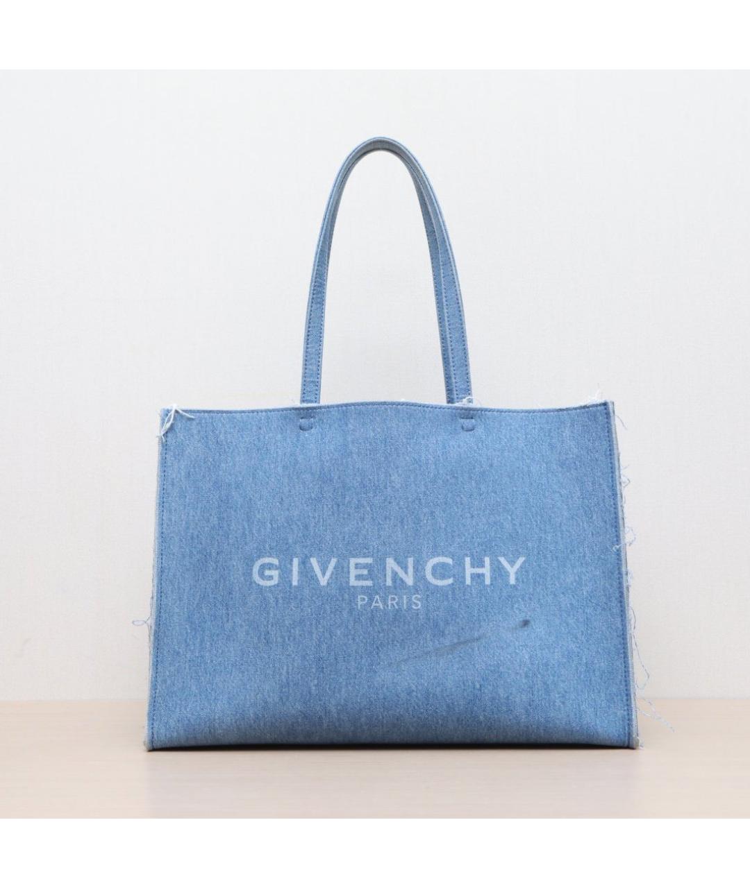 GIVENCHY Синяя деним сумка через плечо, фото 3