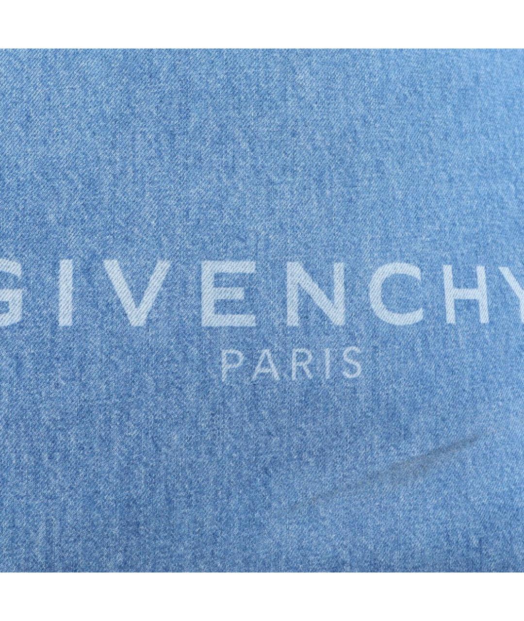 GIVENCHY Синяя деним сумка через плечо, фото 8