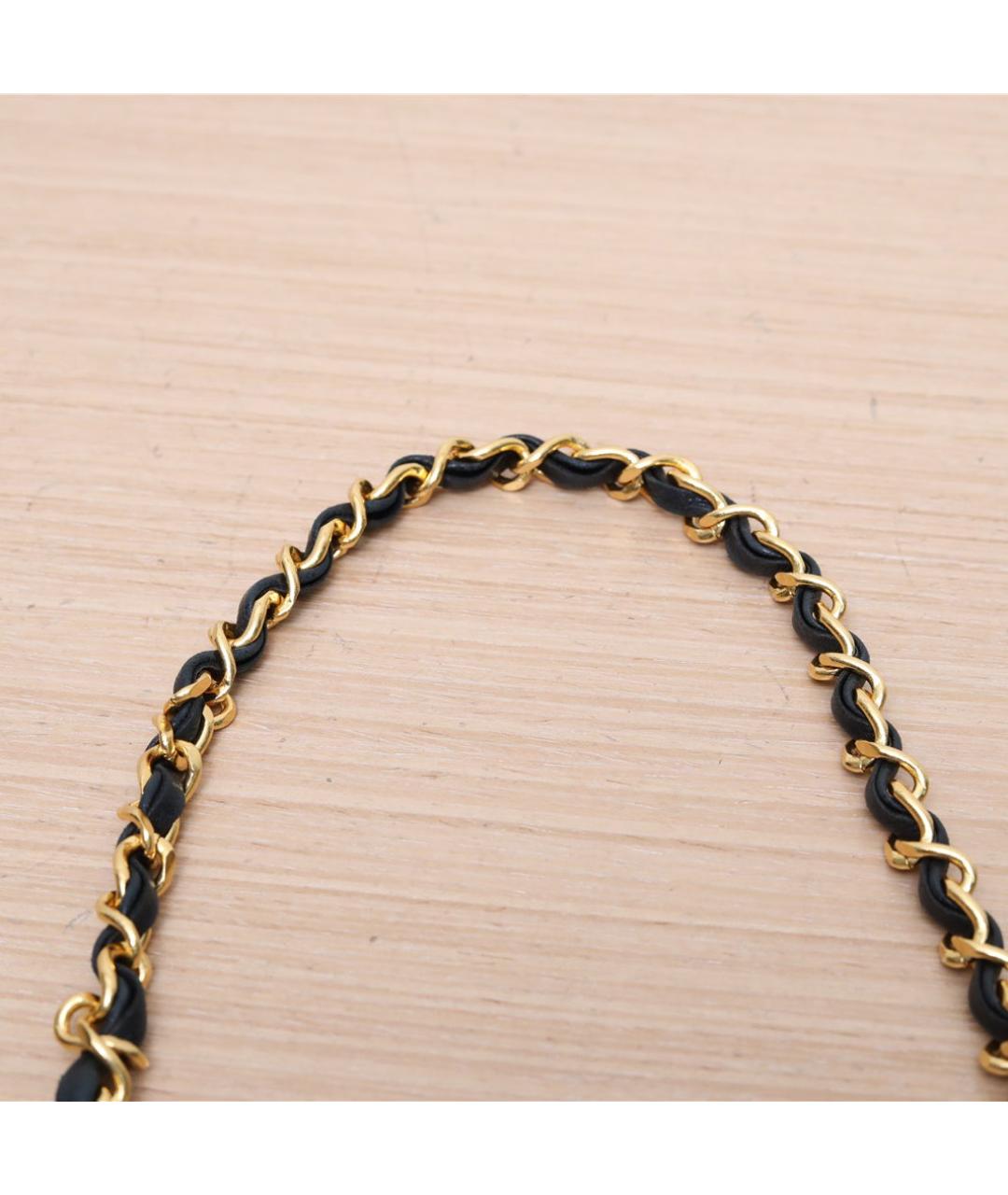 CHANEL Черная кожаная сумка через плечо, фото 8