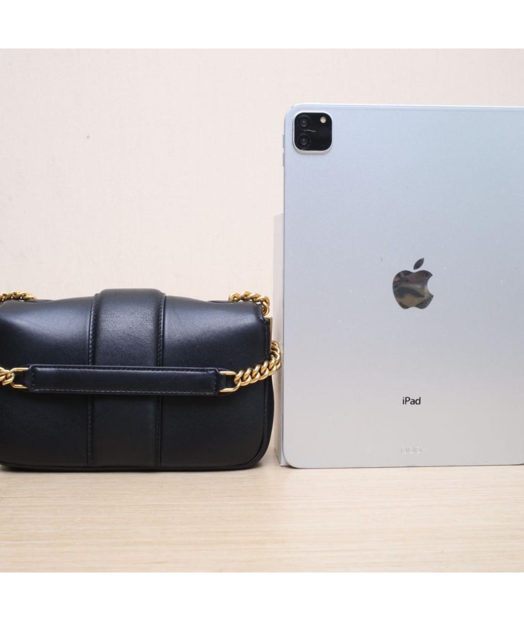 FENDI Черная кожаная сумка через плечо, фото 7