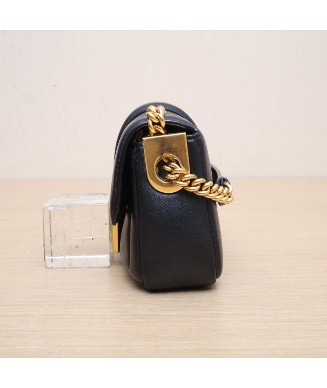 FENDI Черная кожаная сумка через плечо, фото 5