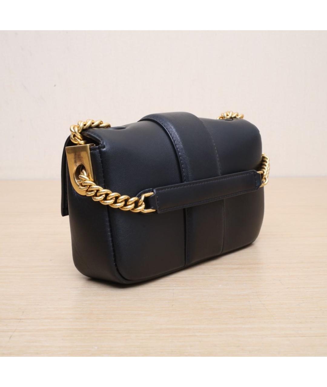 FENDI Черная кожаная сумка через плечо, фото 6