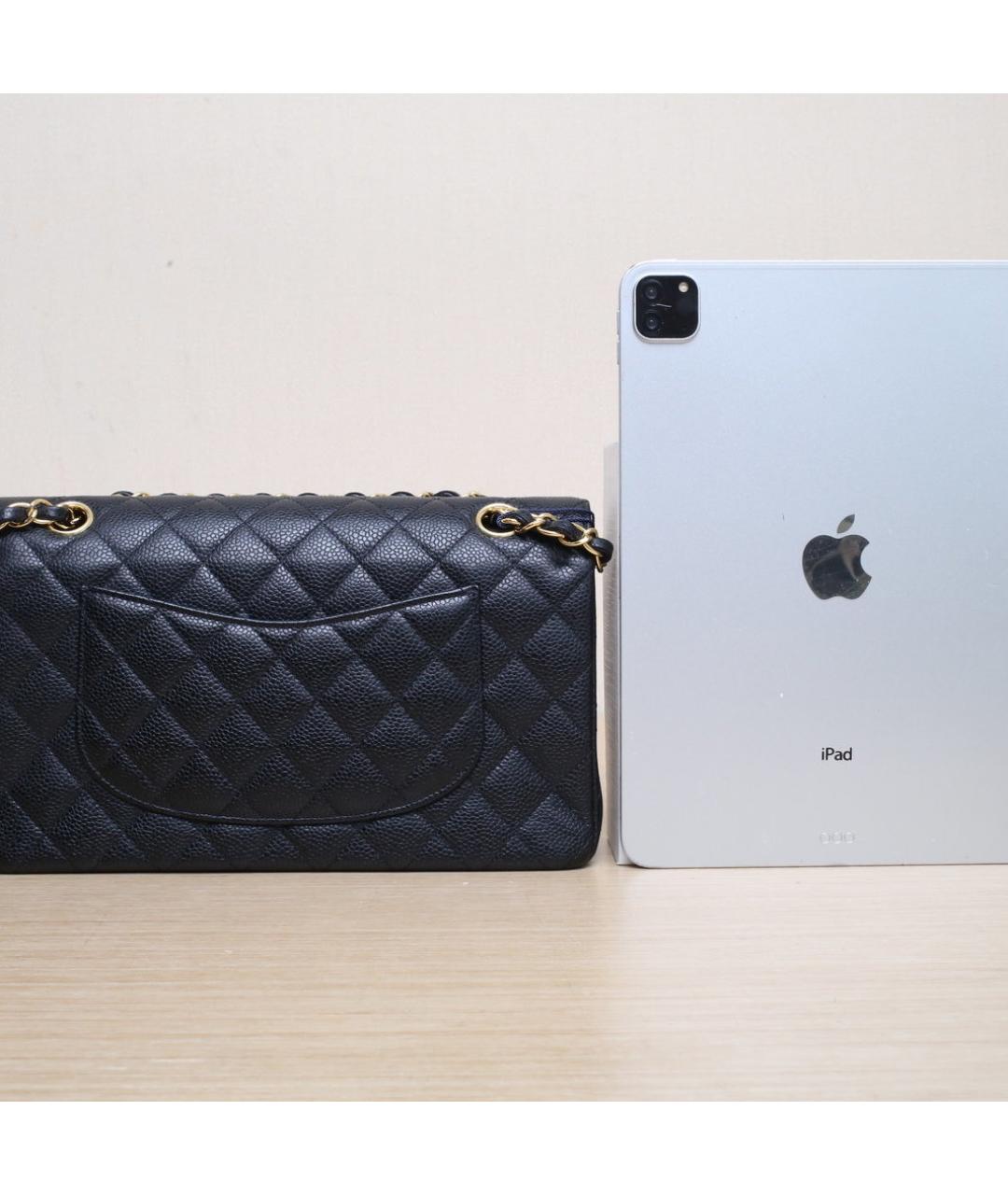 CHANEL Черная кожаная сумка через плечо, фото 7