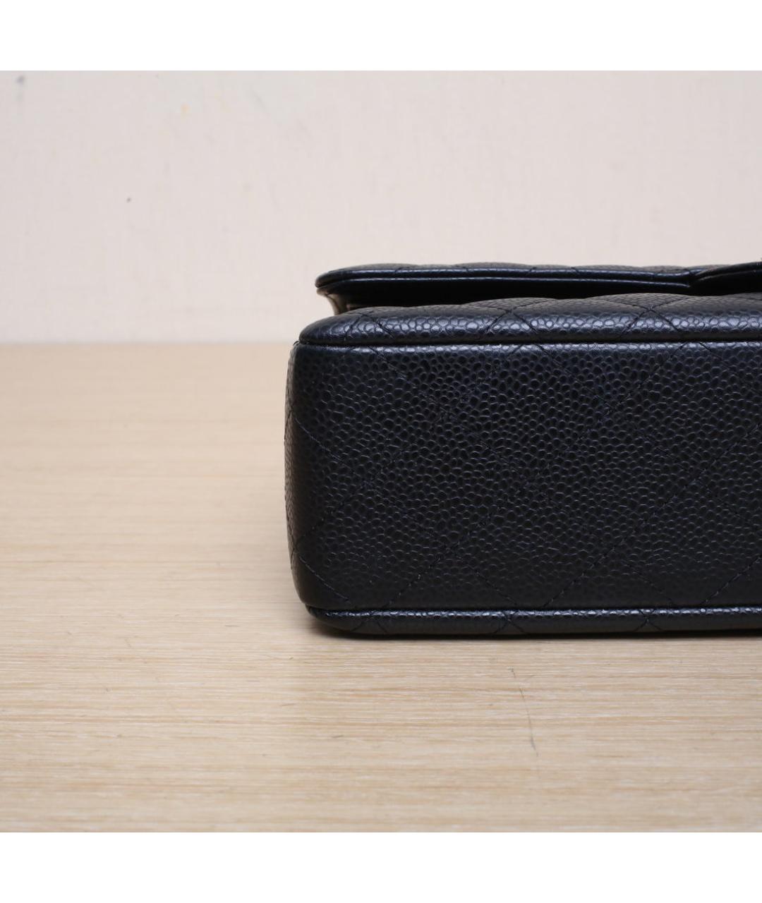 CHANEL Черная кожаная сумка через плечо, фото 9