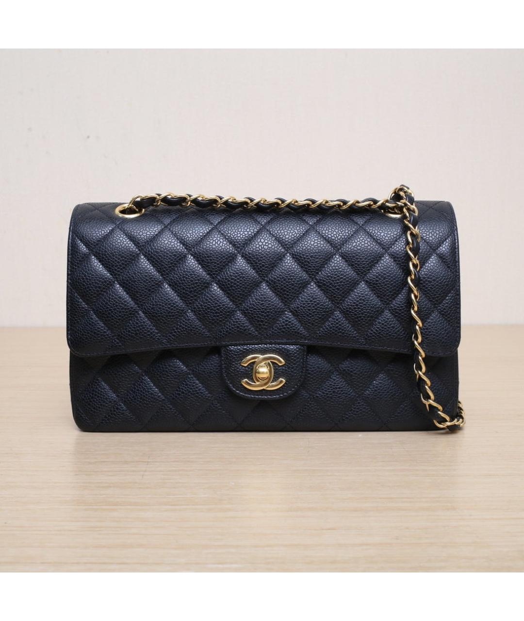 CHANEL Черная кожаная сумка через плечо, фото 3