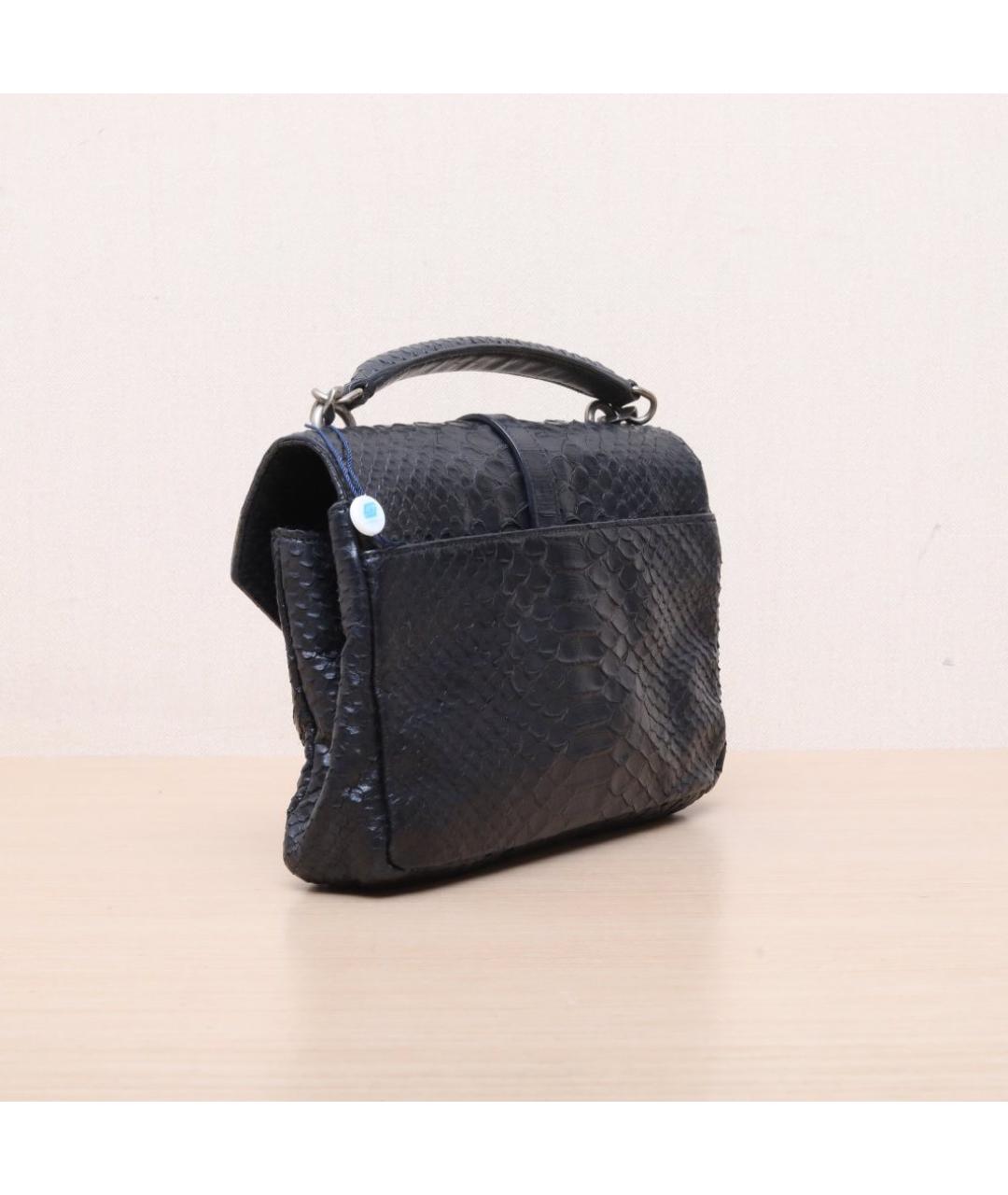 SAINT LAURENT Черная кожаная сумка через плечо, фото 6