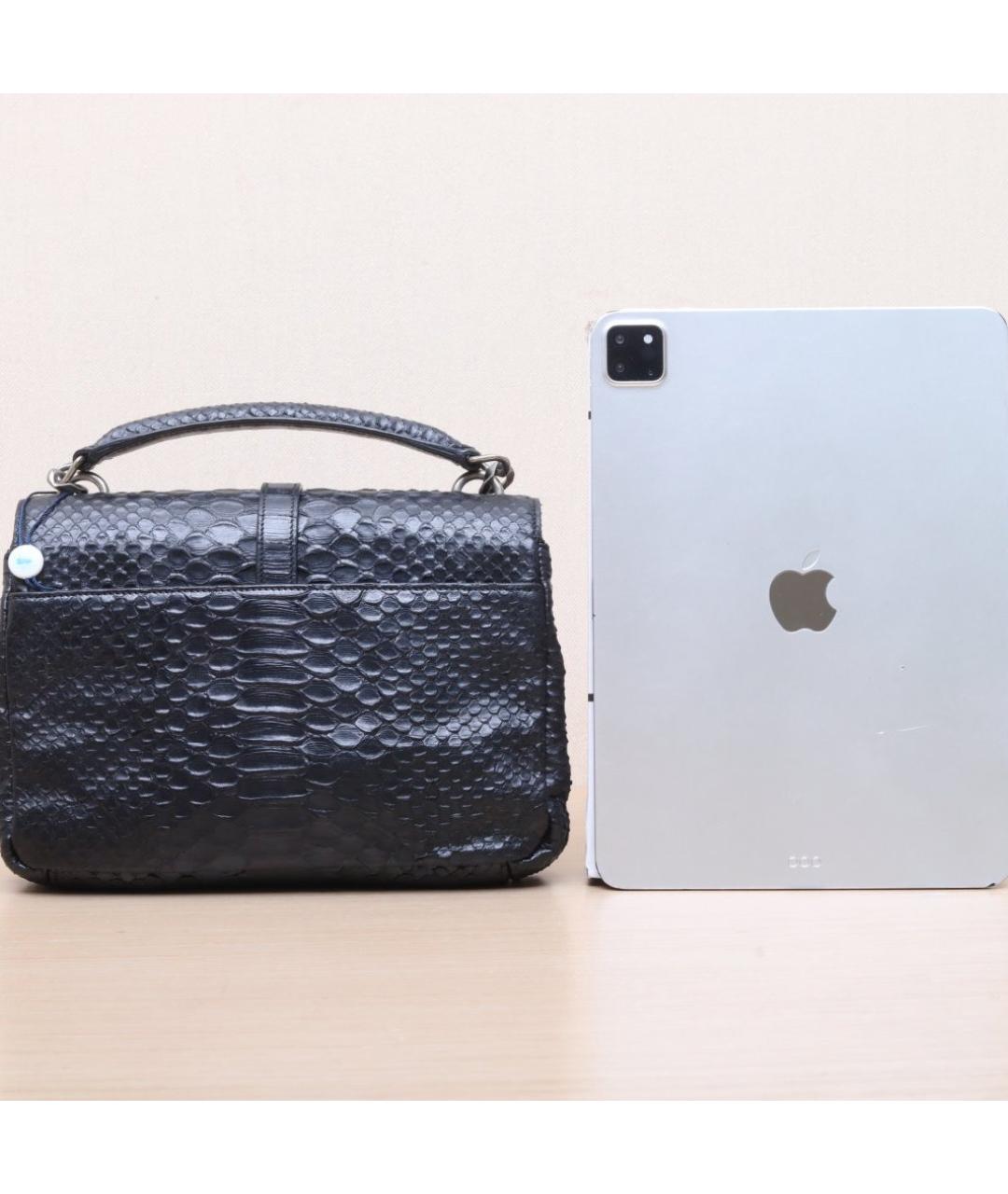 SAINT LAURENT Черная кожаная сумка через плечо, фото 7