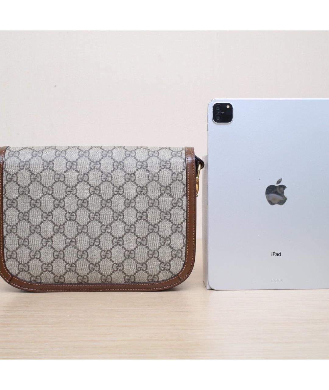 GUCCI Коричневая сумка через плечо, фото 7