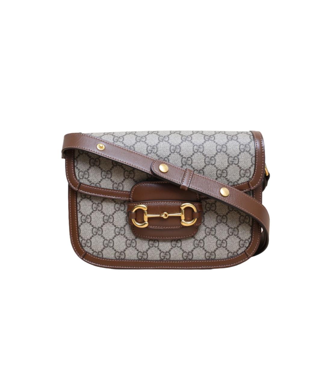 GUCCI Коричневая сумка через плечо, фото 1