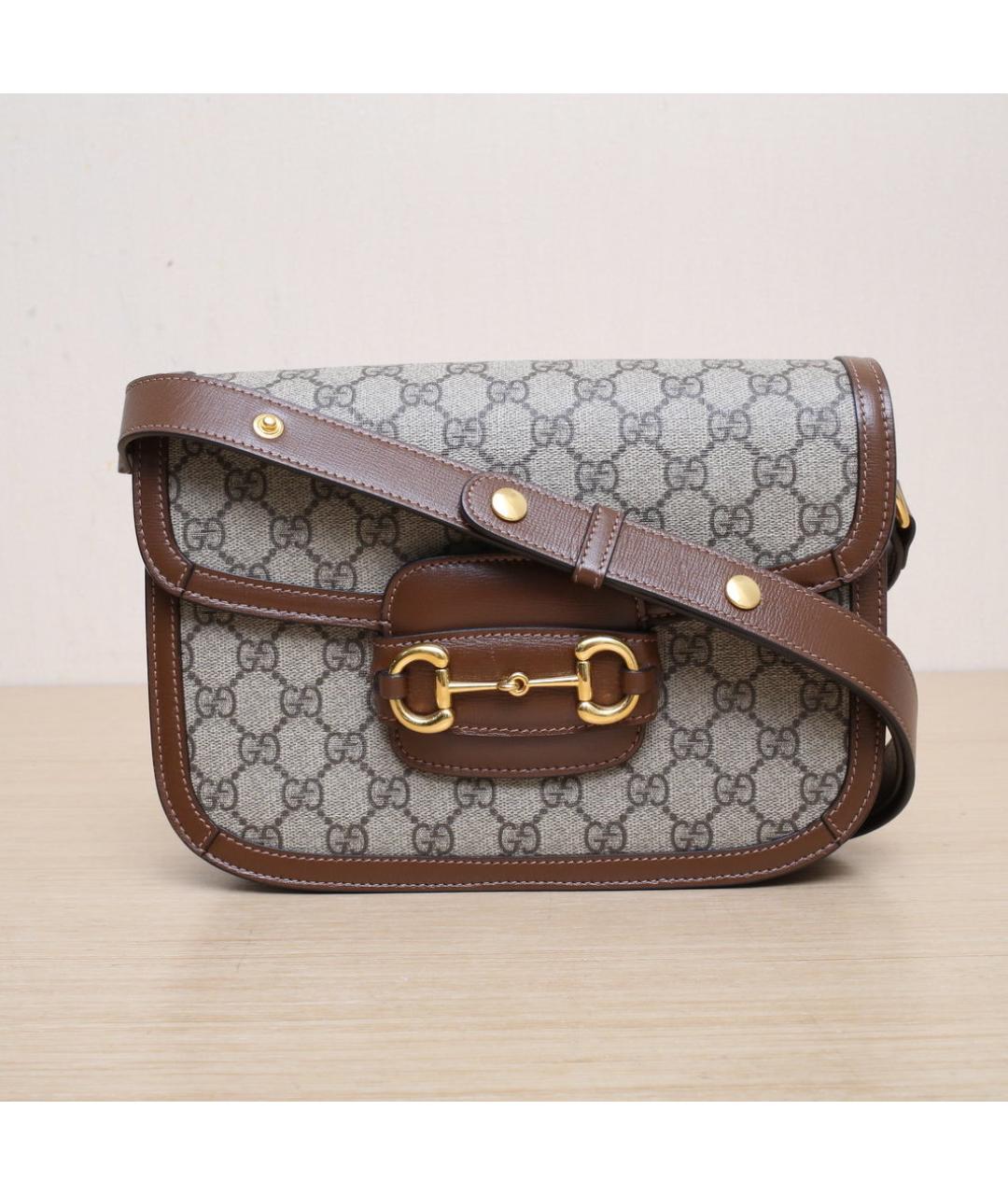 GUCCI Коричневая сумка через плечо, фото 3