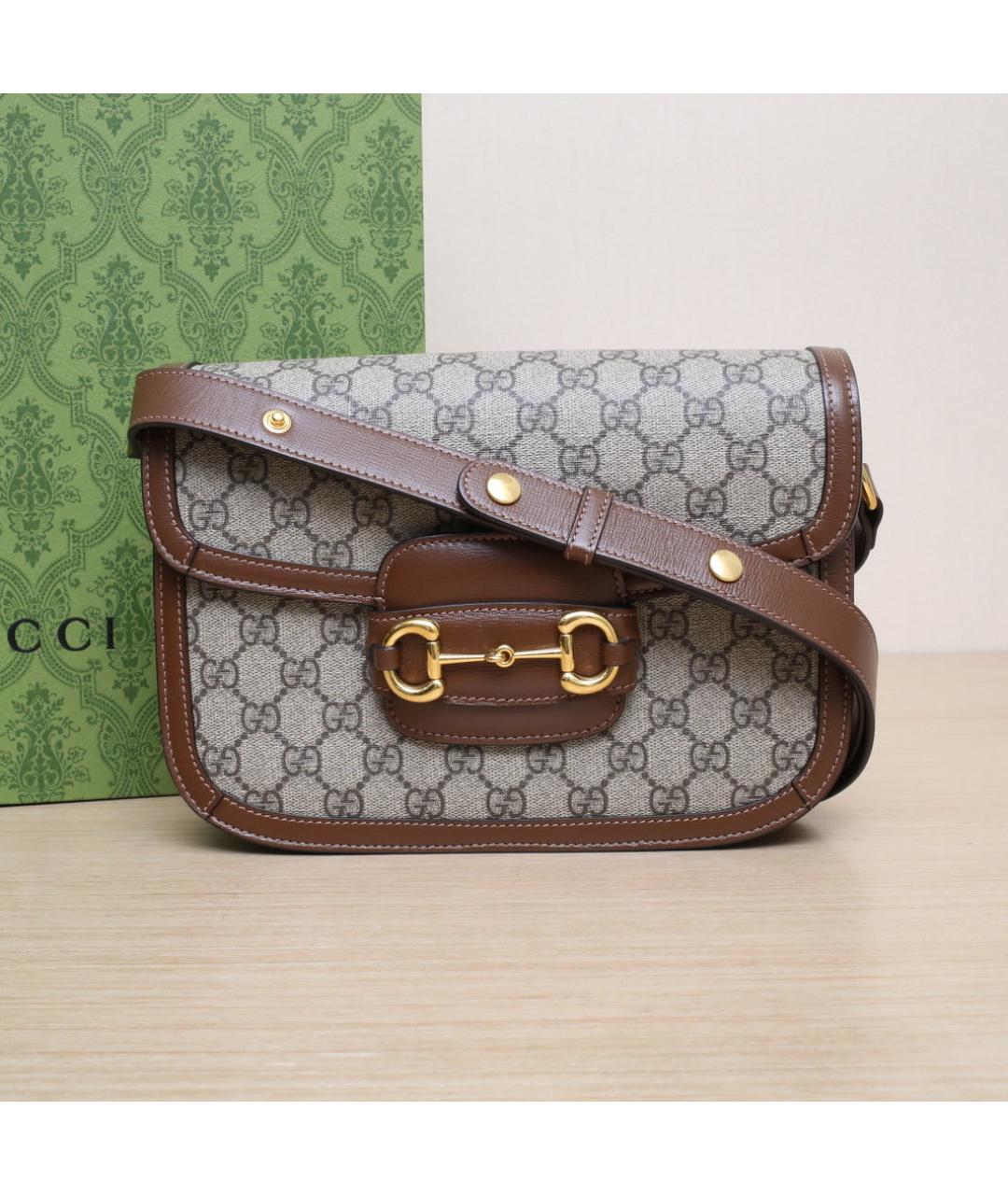 GUCCI Коричневая сумка через плечо, фото 2