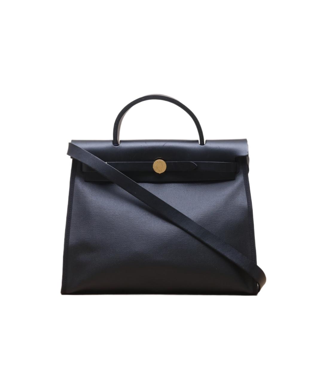 HERMES Черная сумка с короткими ручками, фото 1