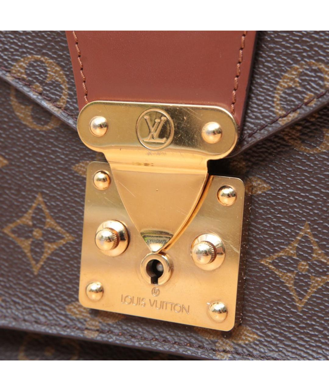 LOUIS VUITTON Коричневая сумка через плечо, фото 7