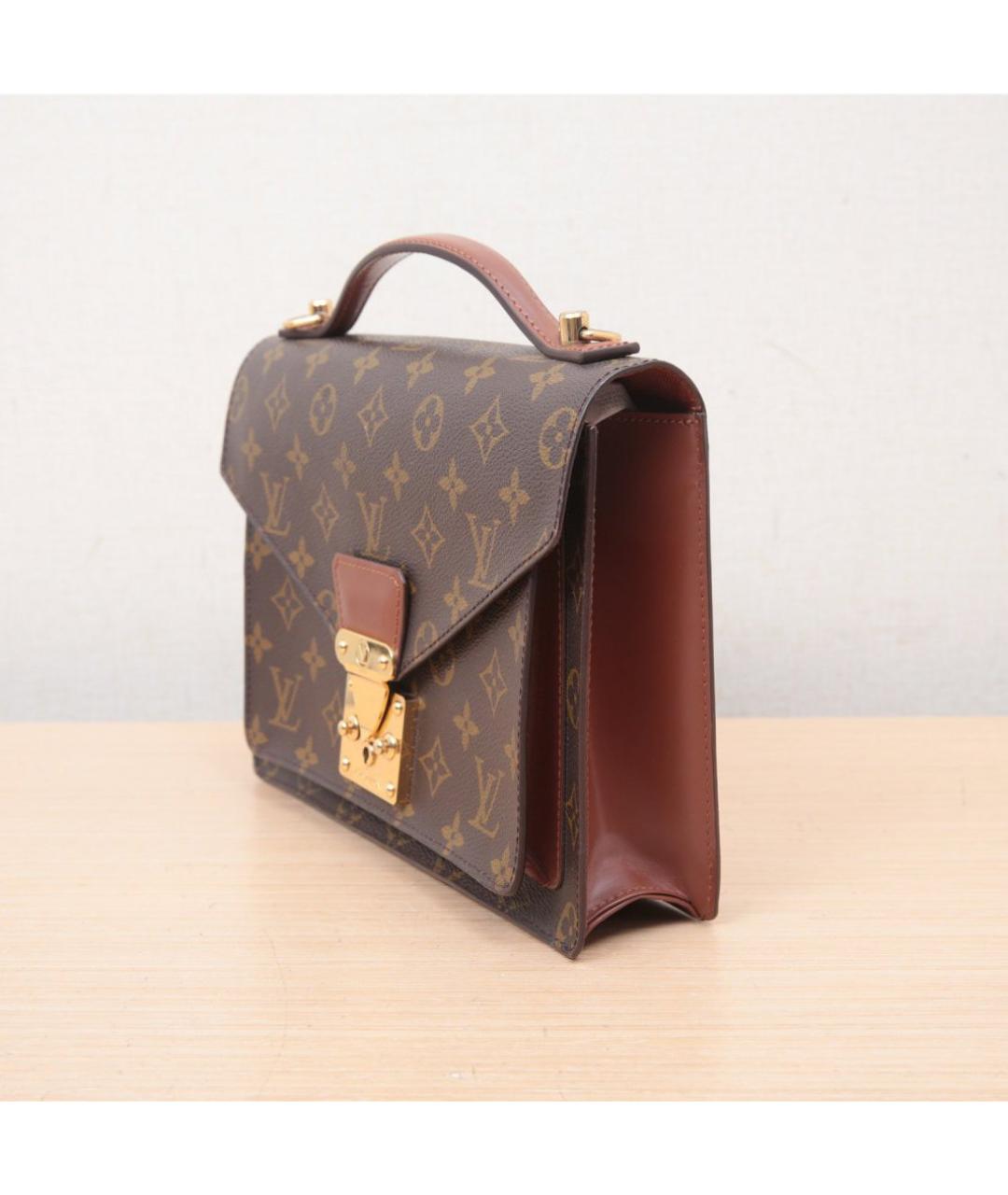 LOUIS VUITTON Коричневая сумка через плечо, фото 3