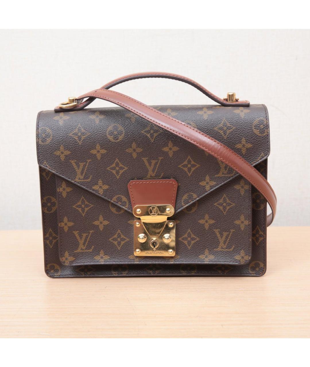 LOUIS VUITTON Коричневая сумка через плечо, фото 2
