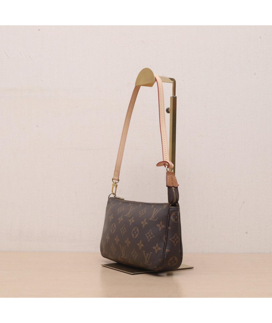 LOUIS VUITTON Коричневая сумка через плечо, фото 4