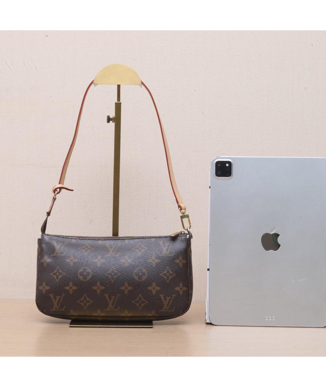 LOUIS VUITTON Коричневая сумка через плечо, фото 7