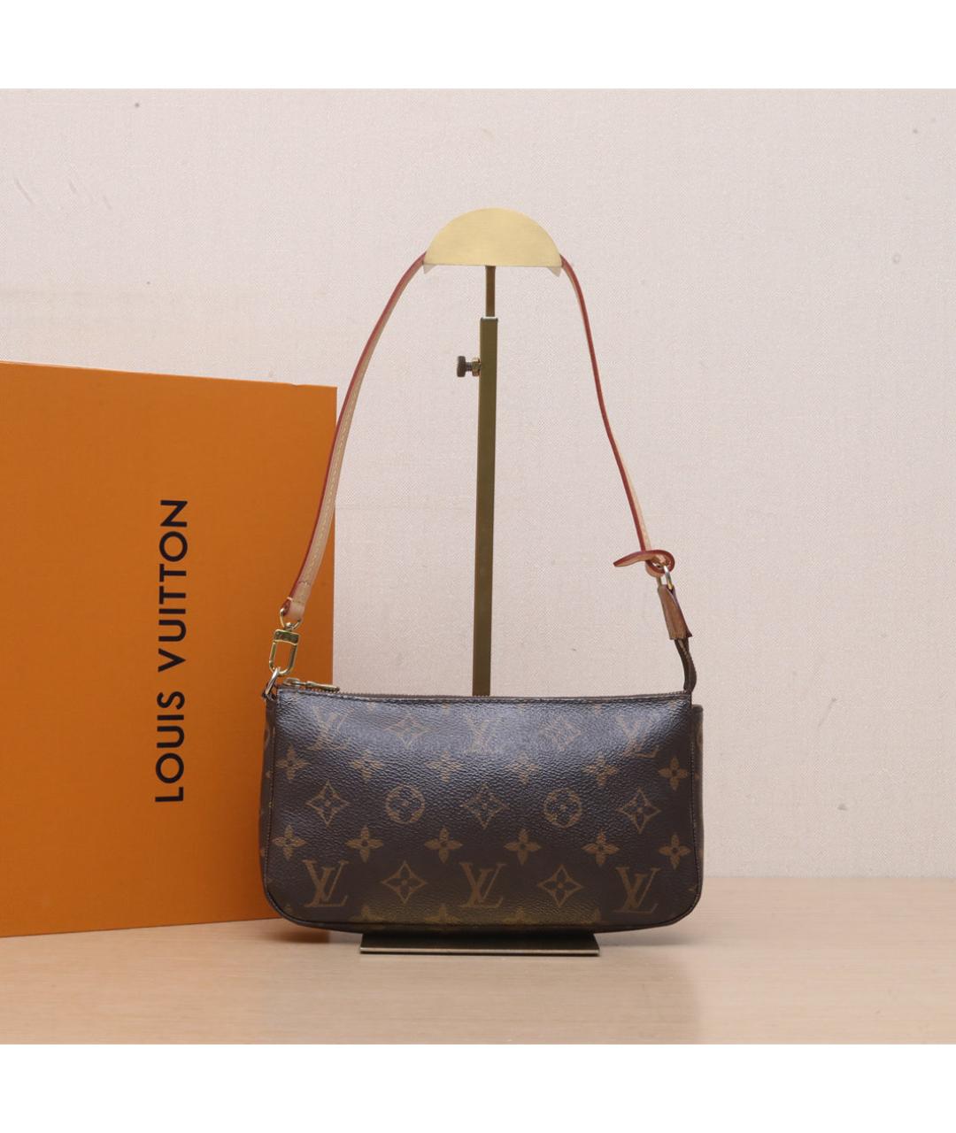LOUIS VUITTON Коричневая сумка через плечо, фото 2