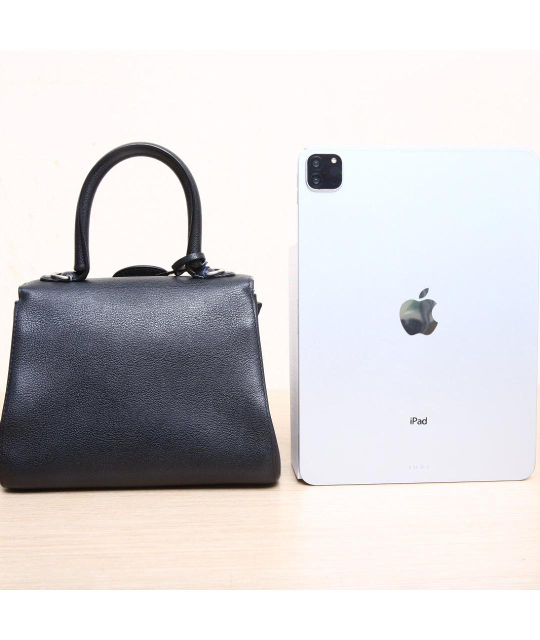 DELVAUX Черная кожаная сумка через плечо, фото 7