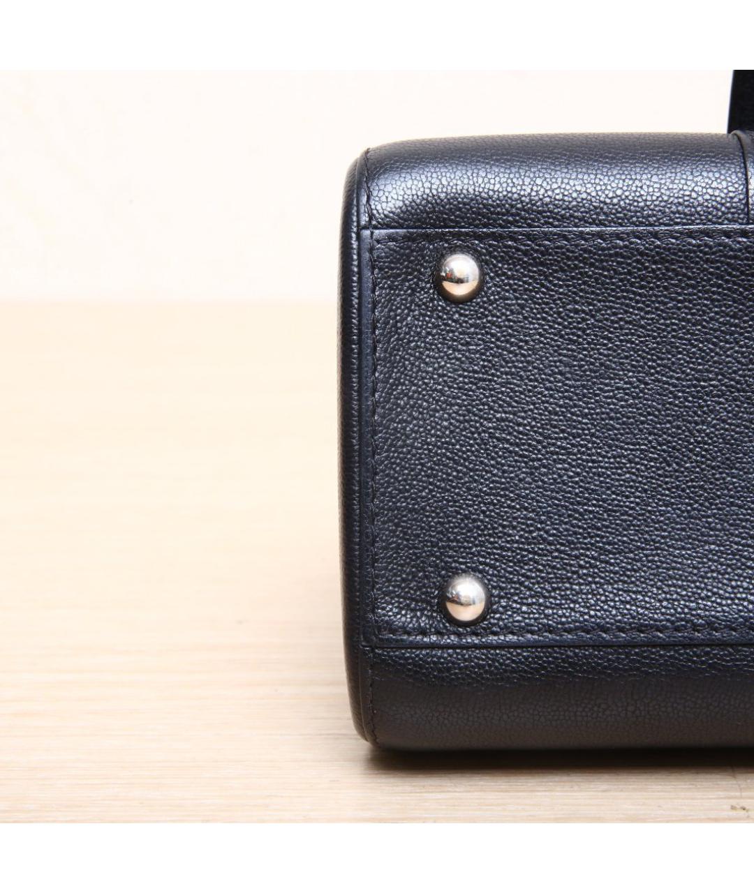 DELVAUX Черная кожаная сумка через плечо, фото 9