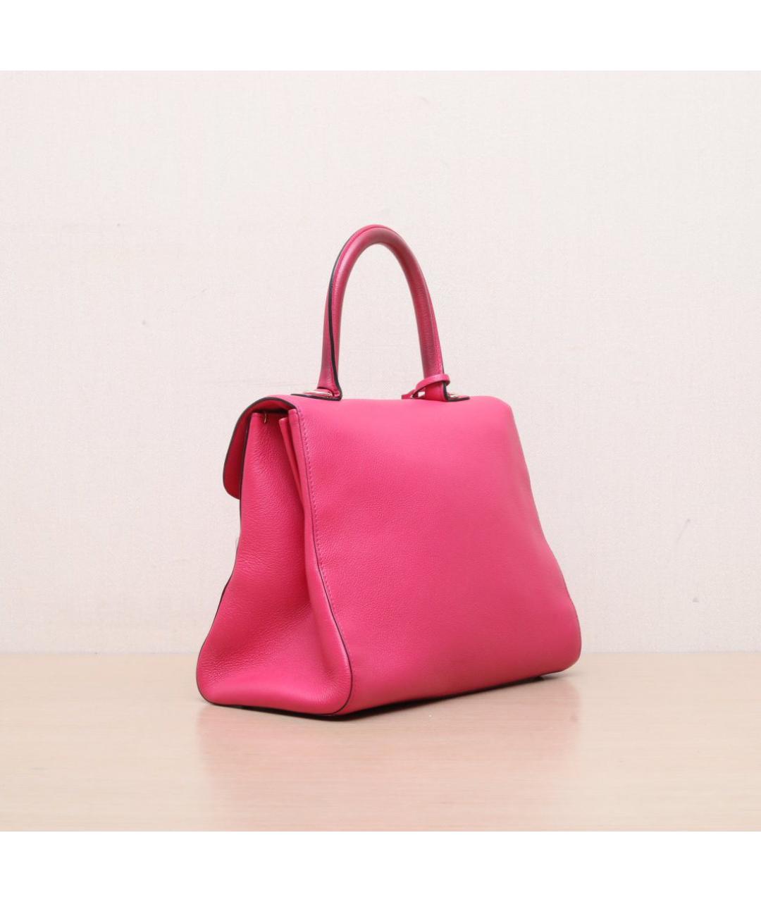 DELVAUX Розовая кожаная сумка через плечо, фото 6