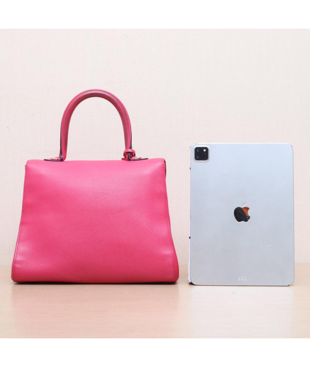 DELVAUX Розовая кожаная сумка через плечо, фото 7