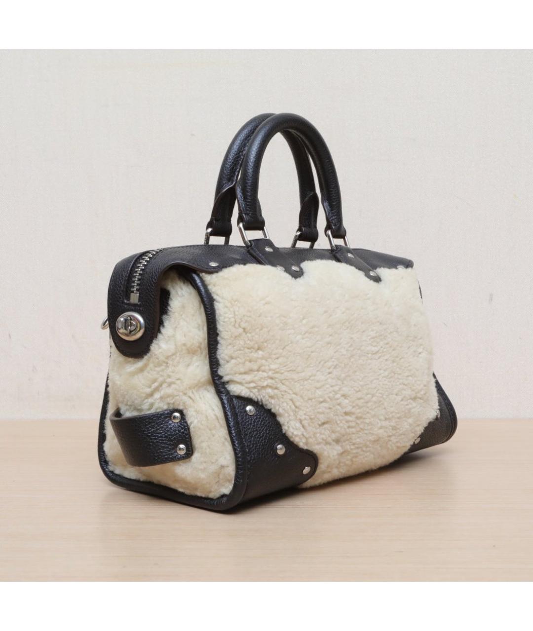 COACH Белая кожаная сумка через плечо, фото 6