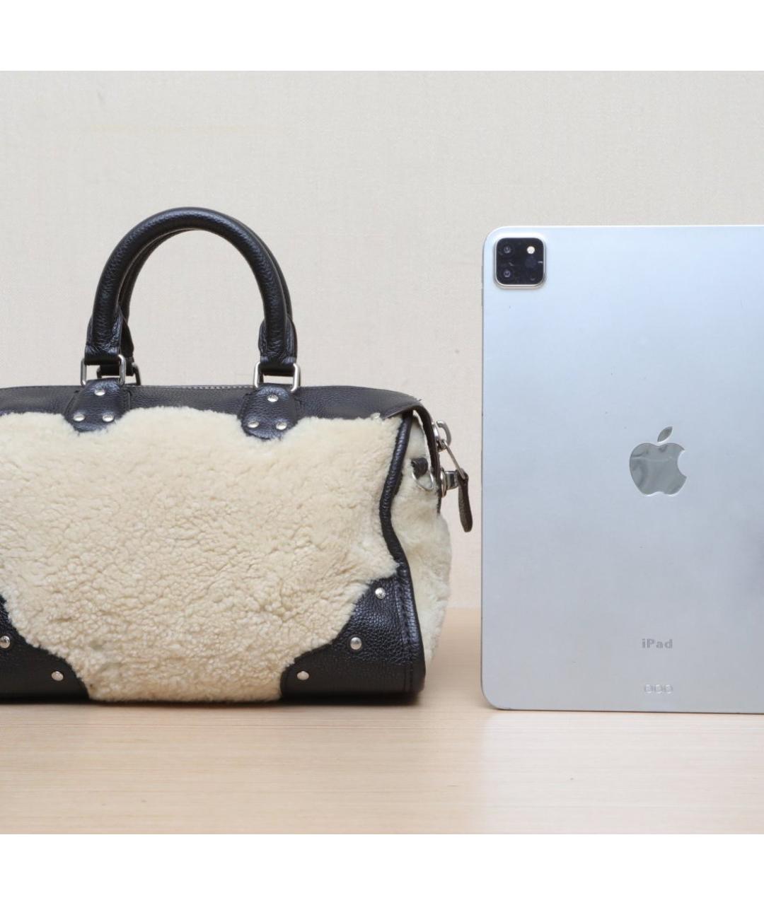 COACH Белая кожаная сумка через плечо, фото 7