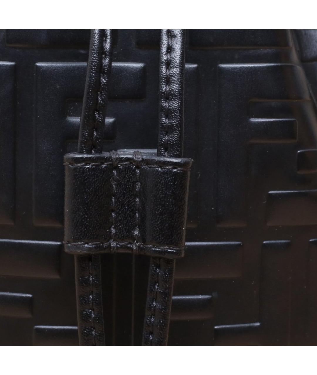 FENDI Черная кожаная сумка через плечо, фото 8