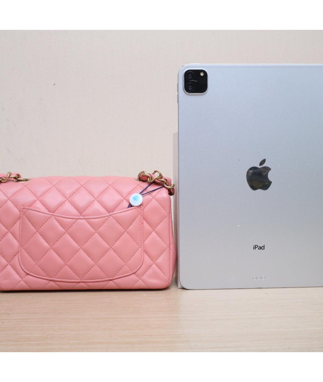 CHANEL Розовая кожаная сумка через плечо, фото 7