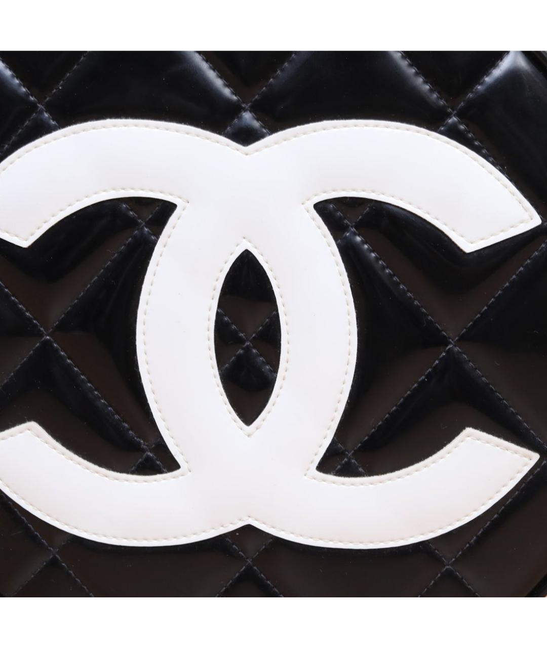 CHANEL Черная кожаная сумка через плечо, фото 7