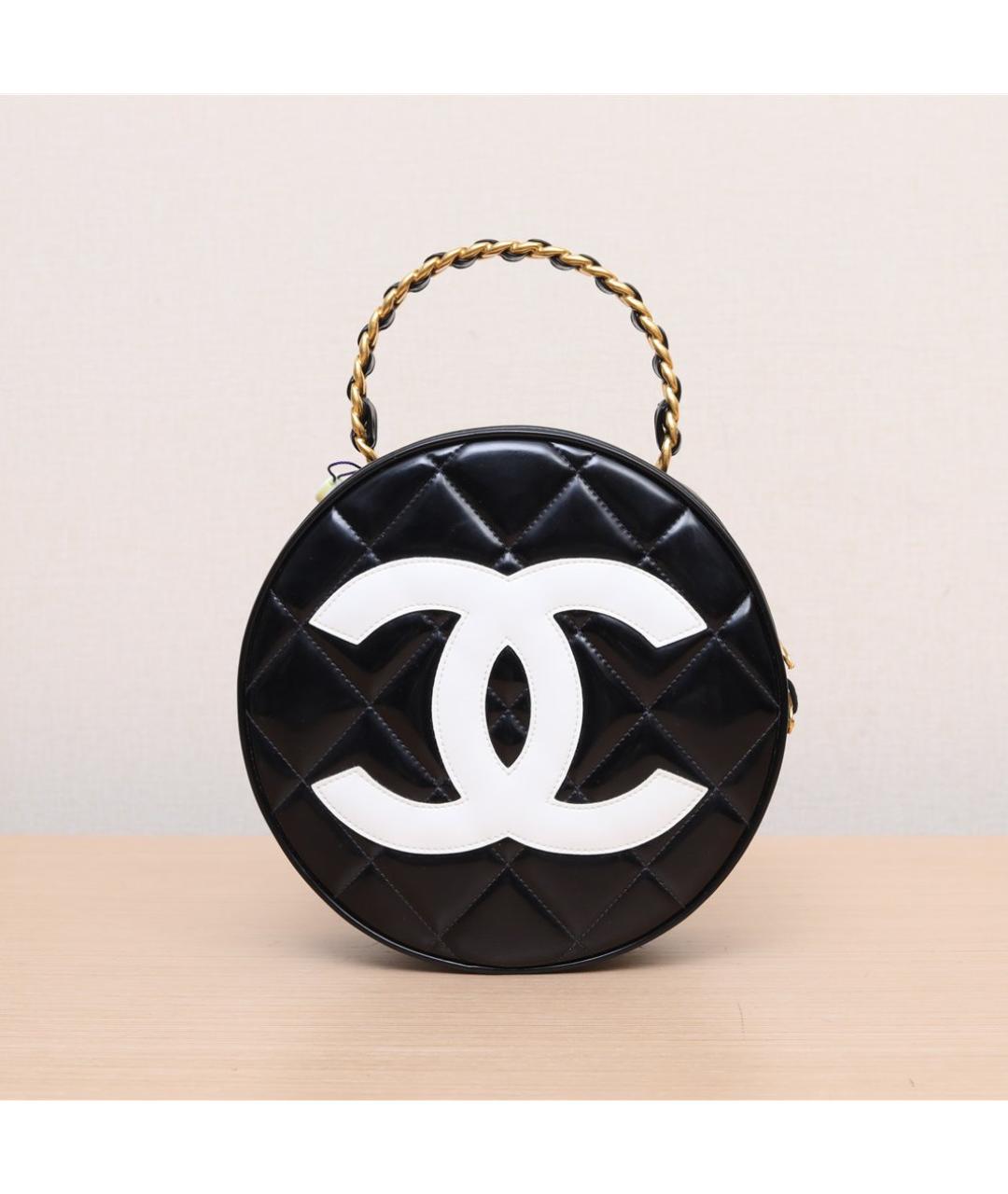CHANEL Черная кожаная сумка через плечо, фото 2