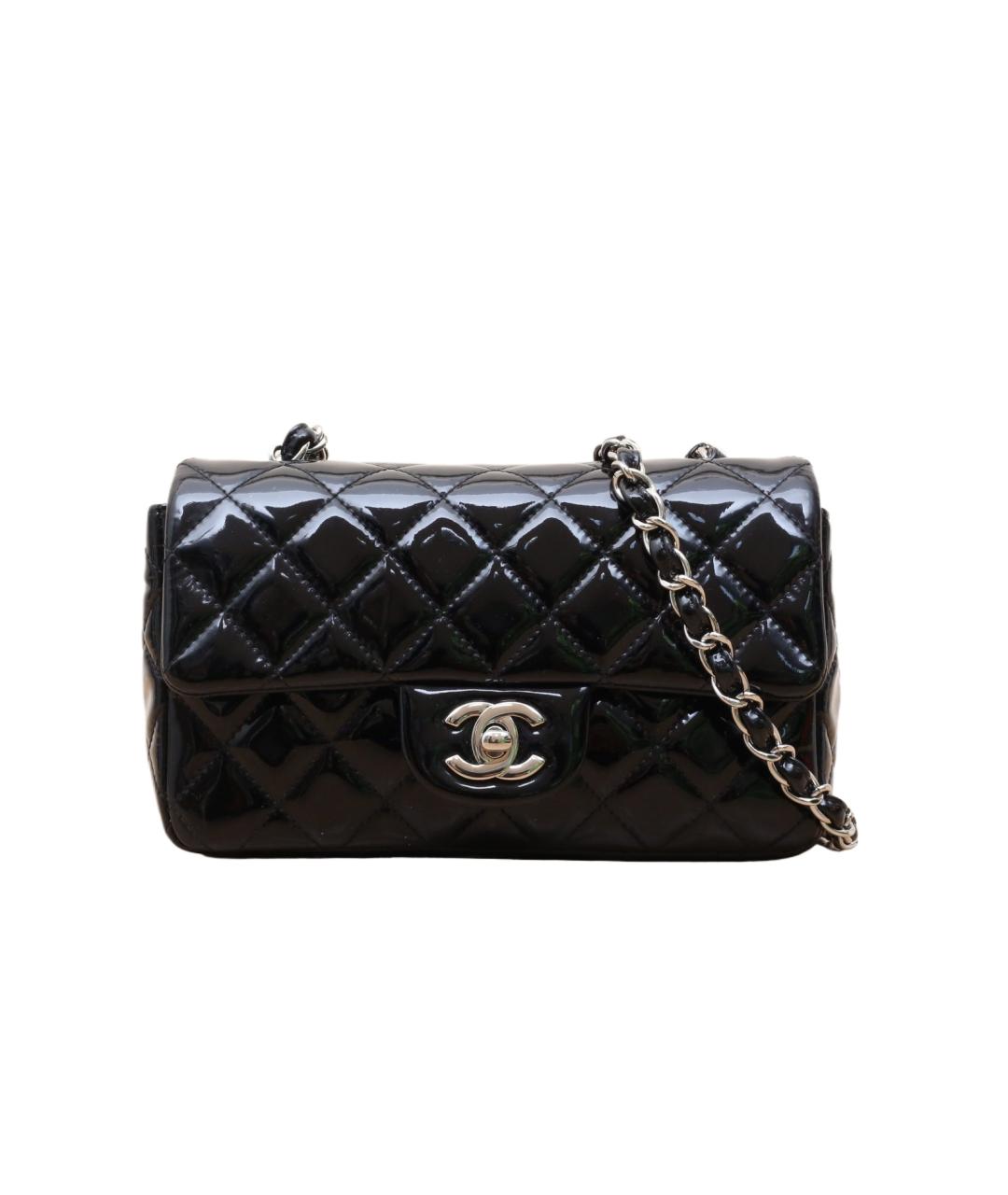 CHANEL Черная кожаная сумка через плечо, фото 1