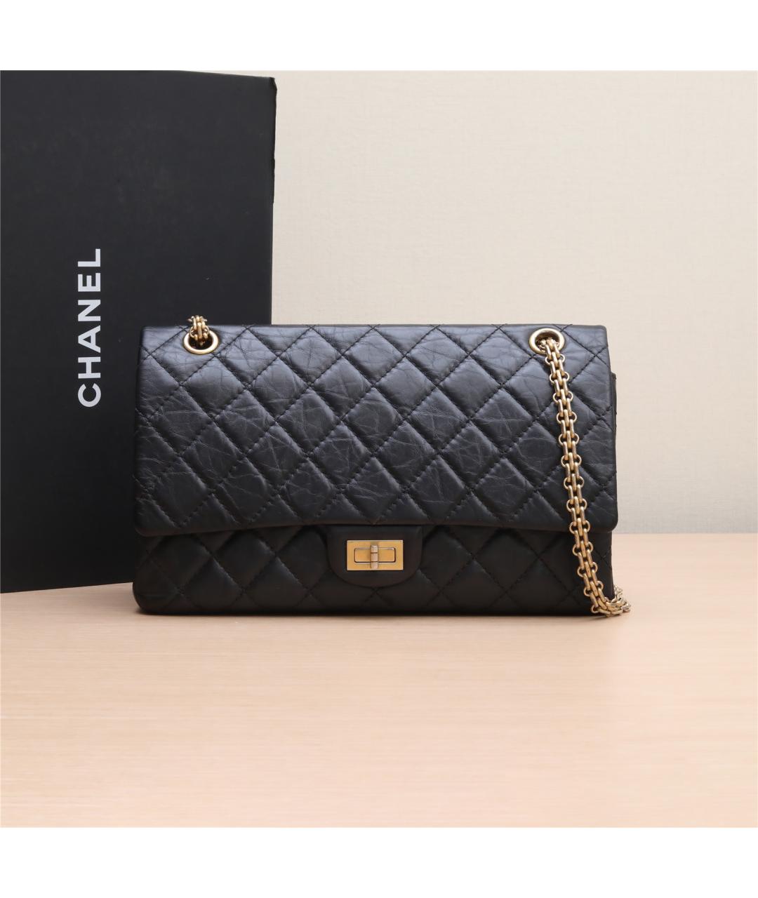 CHANEL Черная кожаная сумка через плечо, фото 2