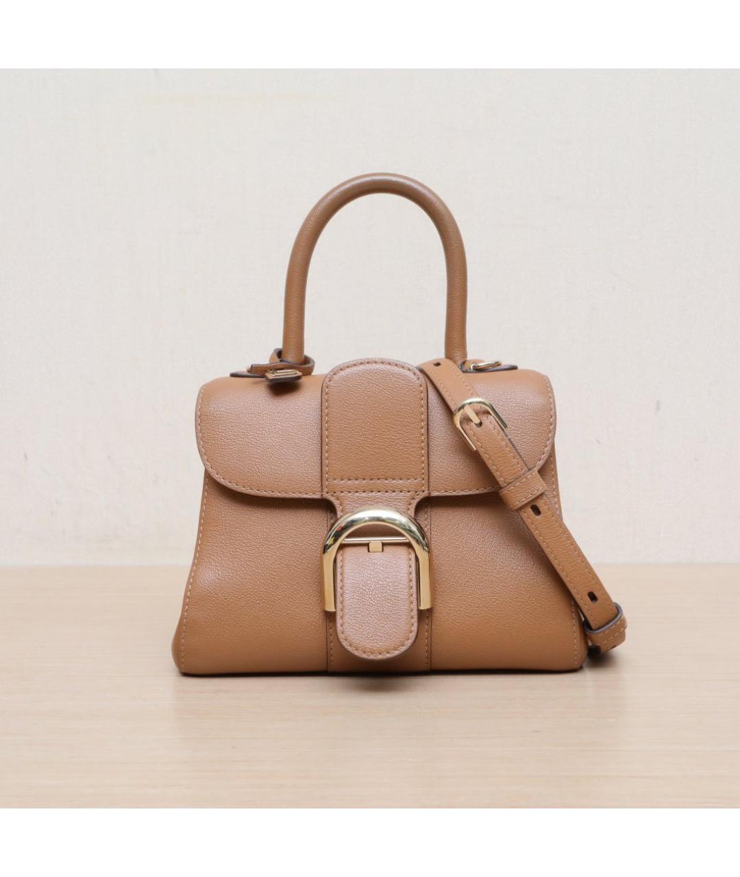 DELVAUX Коричневая кожаная сумка через плечо, фото 2