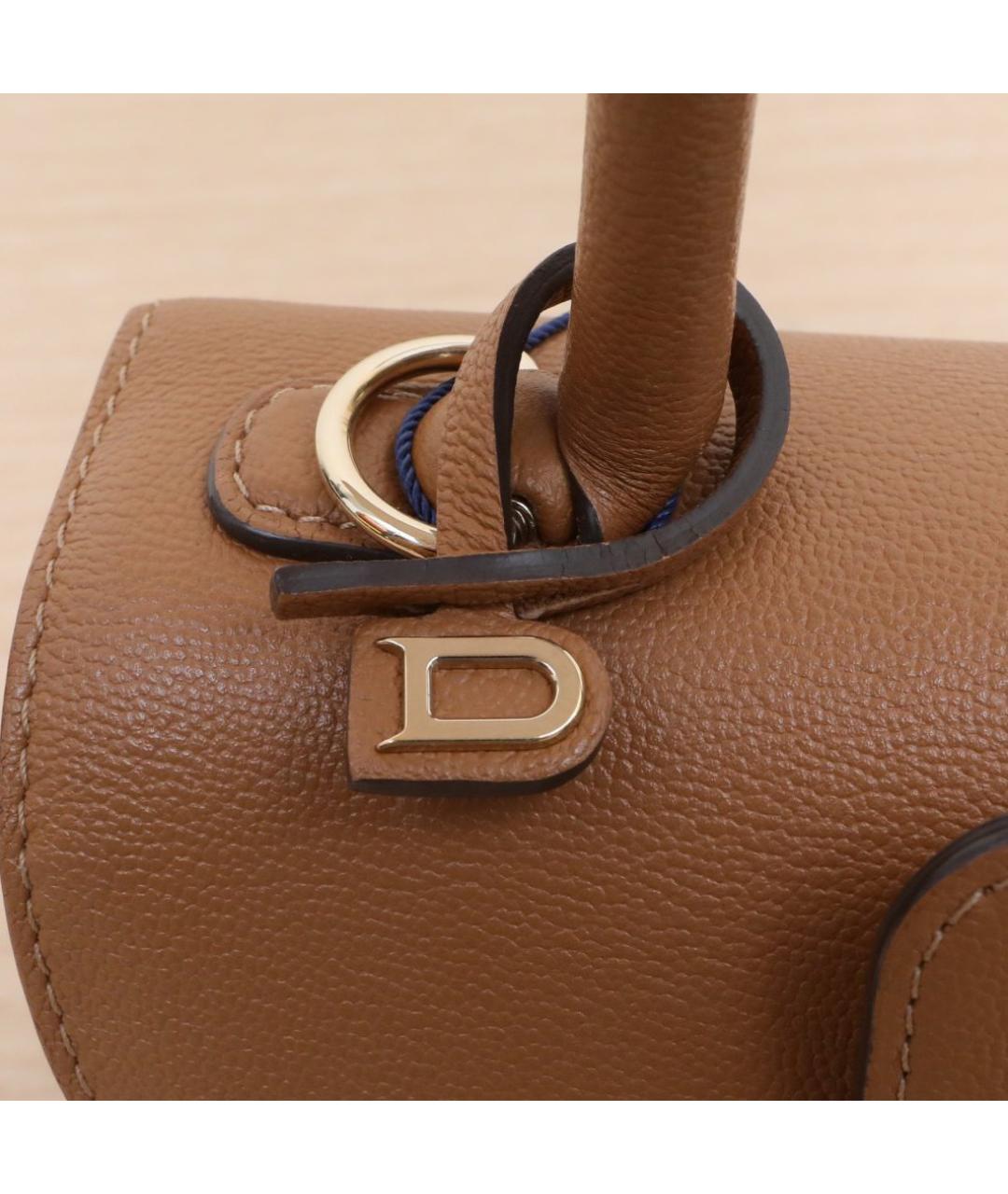 DELVAUX Коричневая кожаная сумка через плечо, фото 8