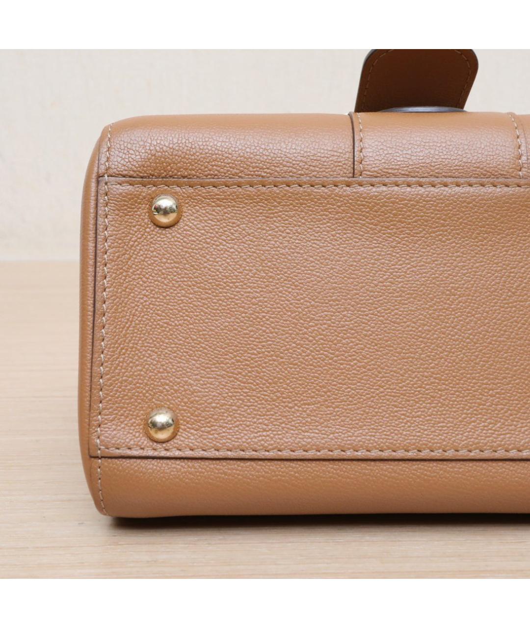 DELVAUX Коричневая кожаная сумка через плечо, фото 9