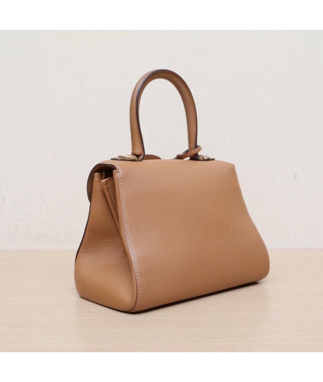 DELVAUX Коричневая кожаная сумка через плечо, фото 6