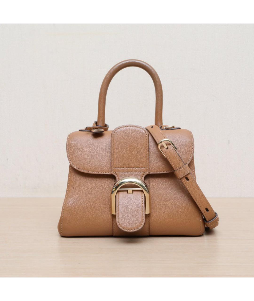 DELVAUX Коричневая кожаная сумка через плечо, фото 3