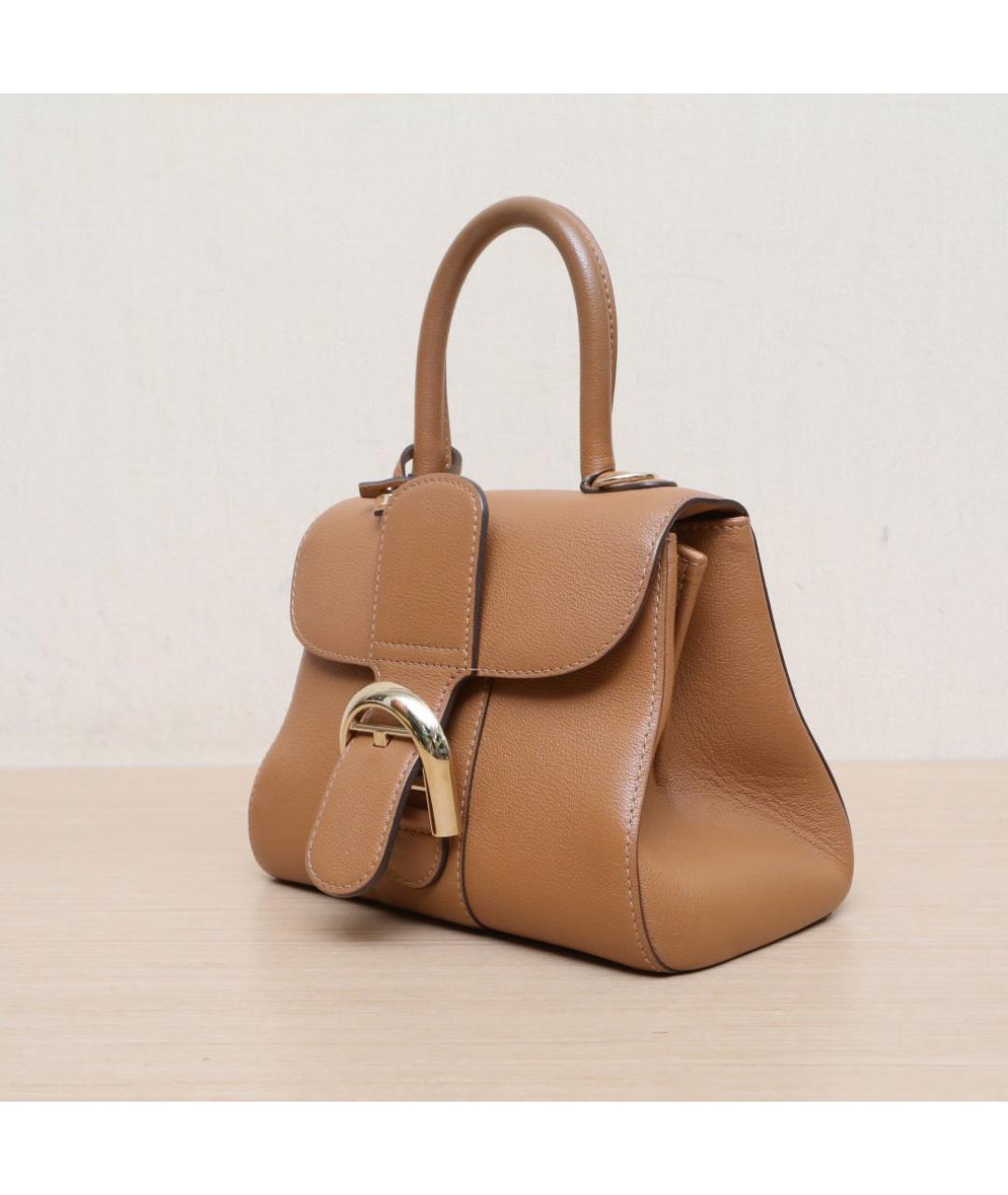 DELVAUX Коричневая кожаная сумка через плечо, фото 4