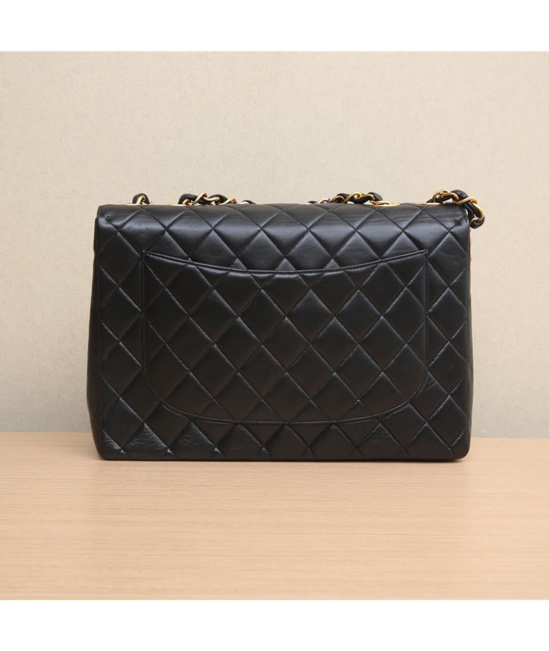 CHANEL Черная кожаная сумка через плечо, фото 6