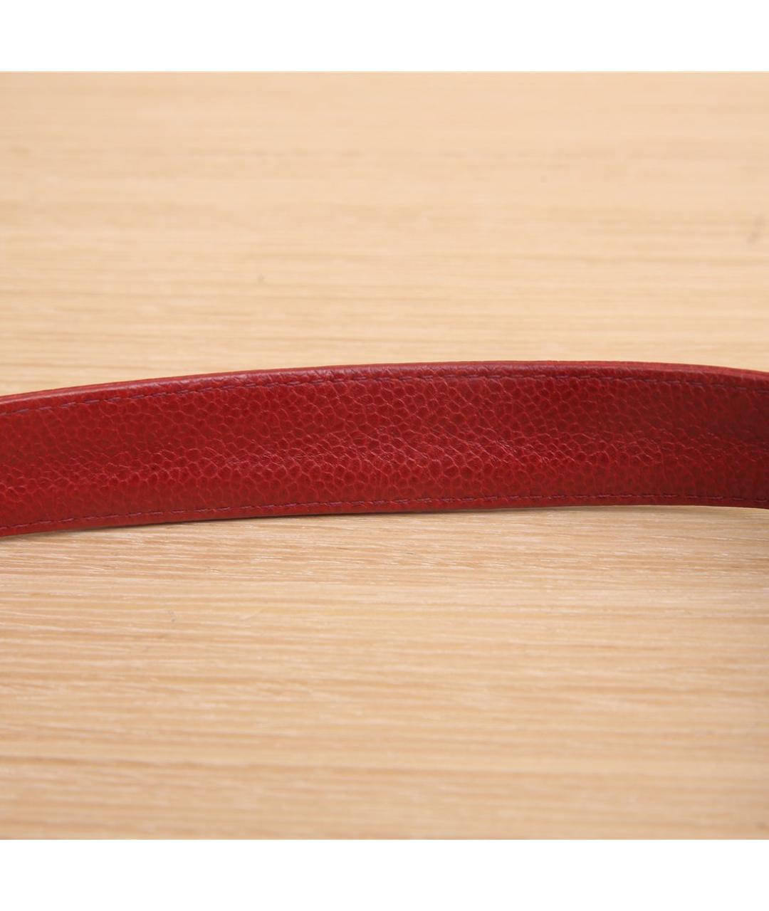 CHANEL Красный кожаный рюкзак, фото 8