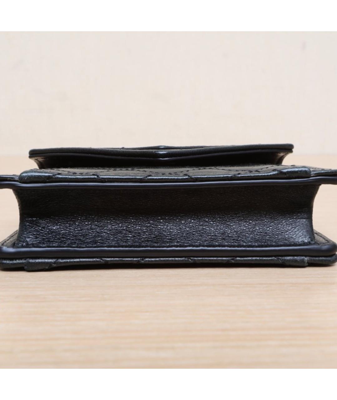 SAINT LAURENT Черная кожаная сумка через плечо, фото 9