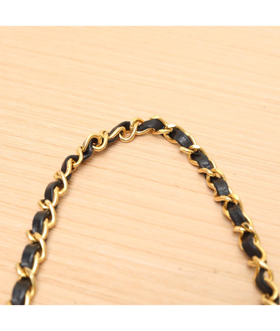 CHANEL Черная кожаная сумка через плечо, фото 8