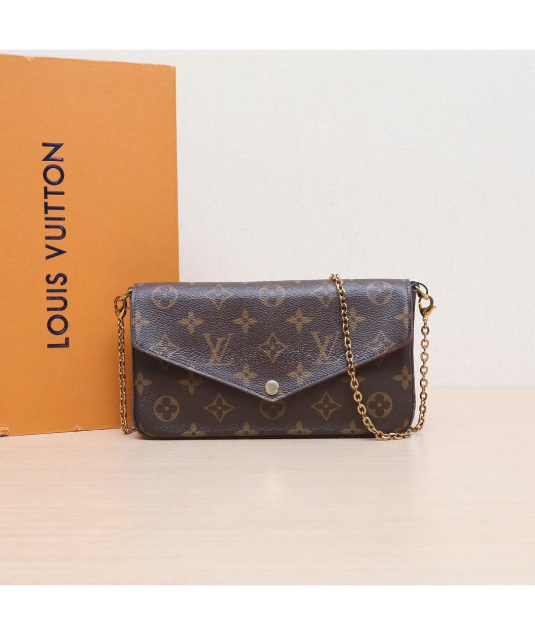 LOUIS VUITTON Коричневая сумка через плечо, фото 2