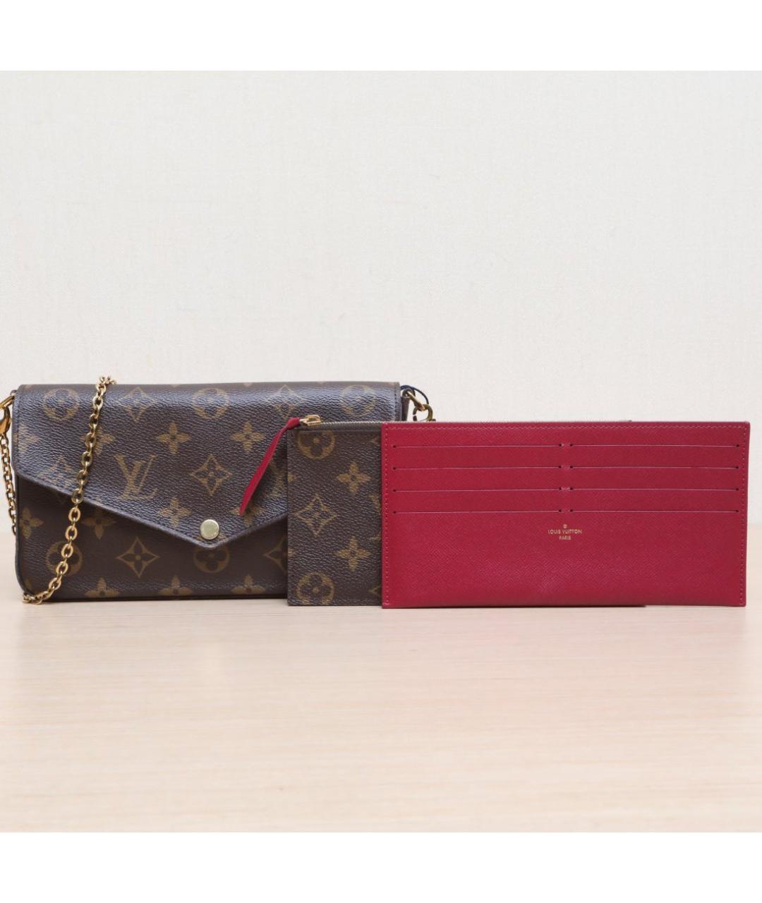 LOUIS VUITTON Коричневая сумка через плечо, фото 3