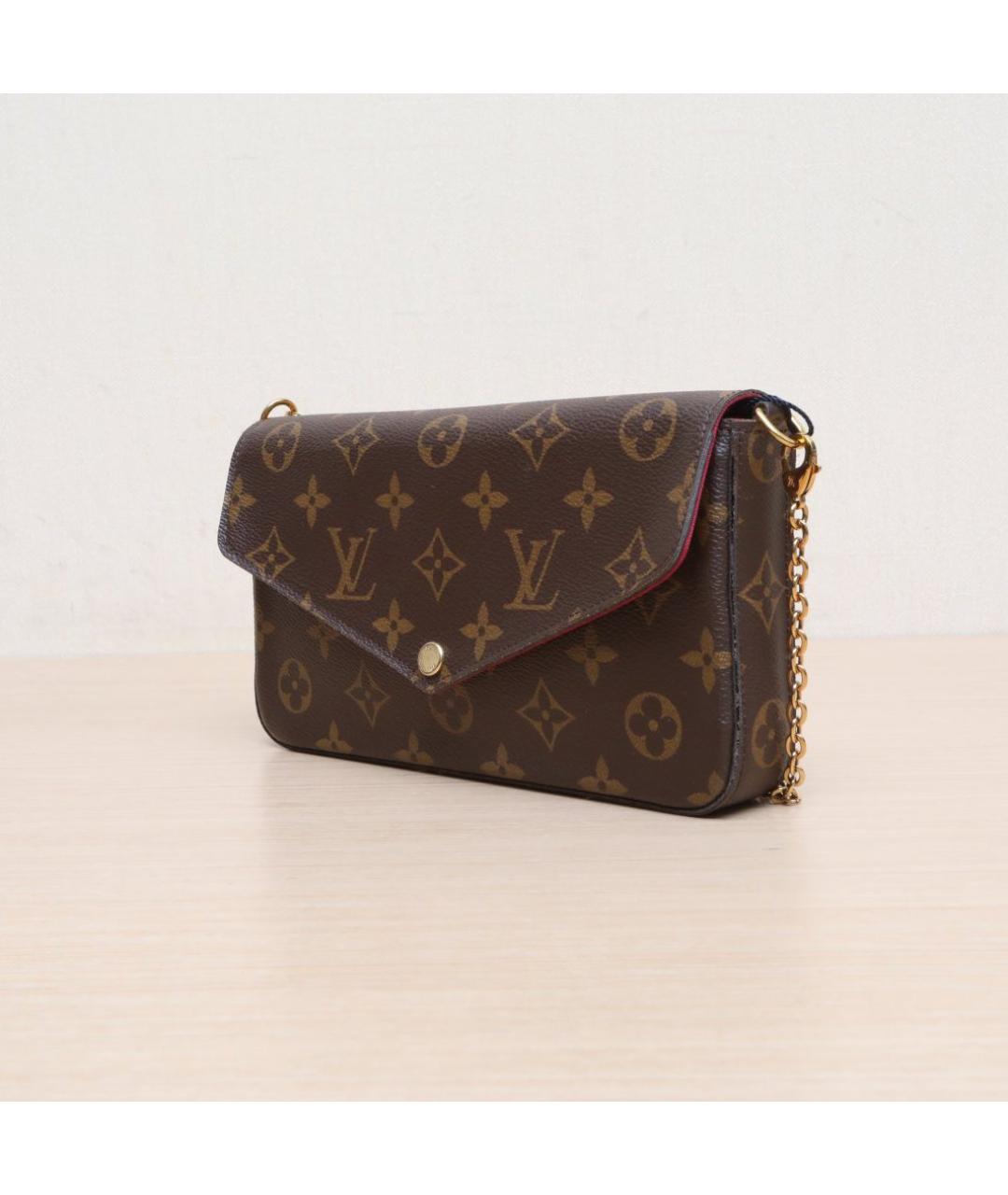 LOUIS VUITTON Коричневая сумка через плечо, фото 4