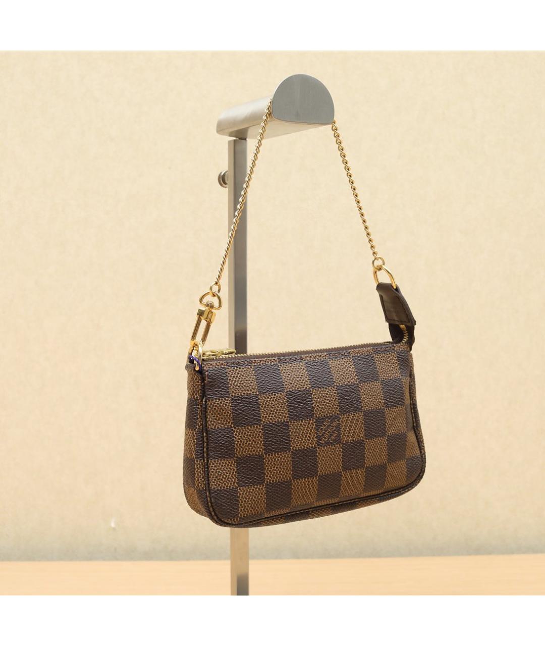 LOUIS VUITTON Коричневая сумка через плечо, фото 3