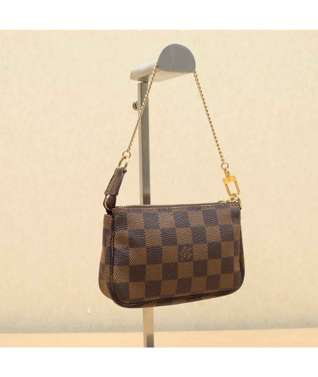 LOUIS VUITTON Коричневая сумка через плечо, фото 6